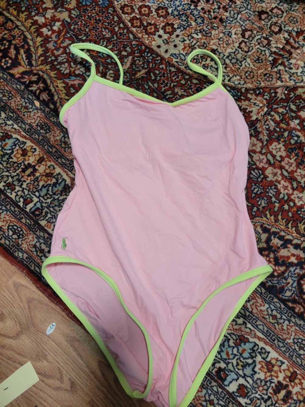 Ralph Lauren Scoop Neck Swimsuit With Underwire bra Size 14